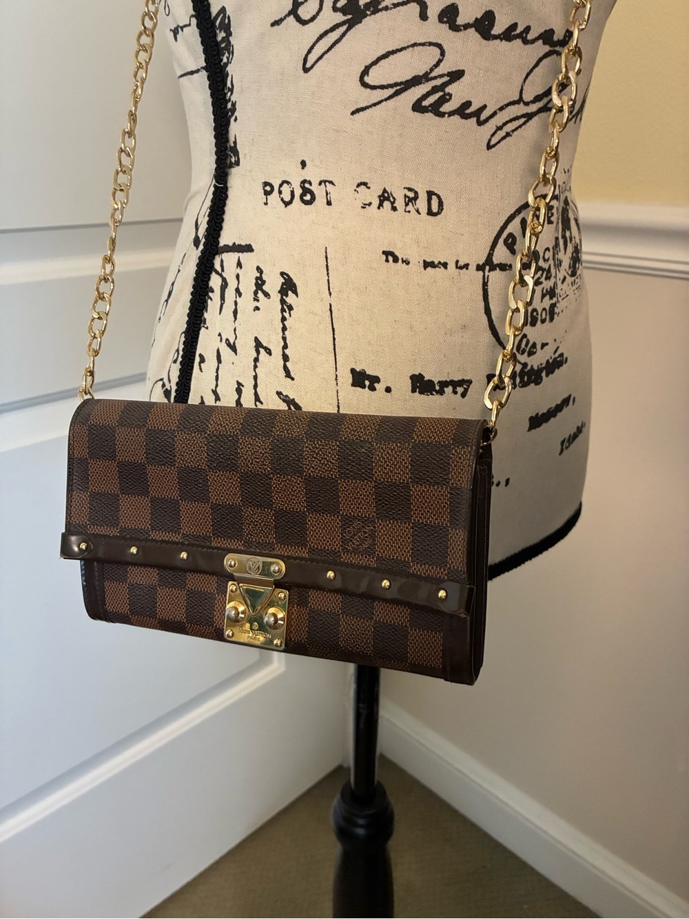 Louis Vuitton Brown Damier Ebene Venice Wallet